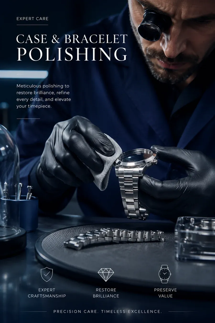 Case and bracelet restoration